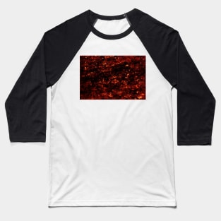 Hot Lava Background Baseball T-Shirt